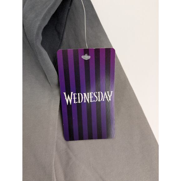 NWT BoxLunch Wednesday Nevermore Academy Ombré Long Sleeve T-Shirt in XL - Picture 8 of 9